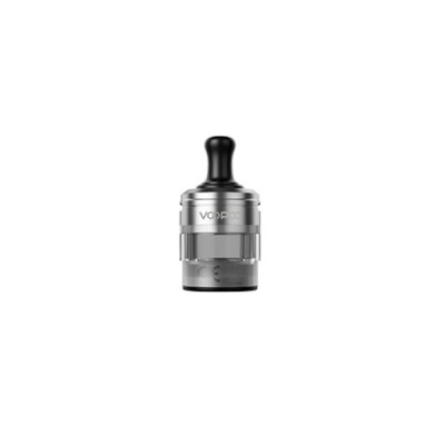 Pod de remplacement PnP-X MTL 5ml Voopoo, réservoir argenté avec embout noir pour cigarette électronique Pod de remplacement PnP-X MTL 5ml Voopoo, réservoir argenté avec embout noir pour cigarette électronique