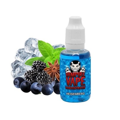 Concentré Heisenberg Vampire Vape avec fruits, menthe et glaçons pour e-liquide