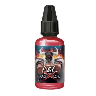 Flacon de concentré d'arôme Ragnarok X 30ml Ultimate avec étiquette colorée