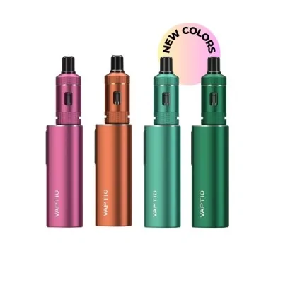 Kit Cosmo 2 2000mAh Vaptio, cigarettes électroniques en 4 couleurs métalliques