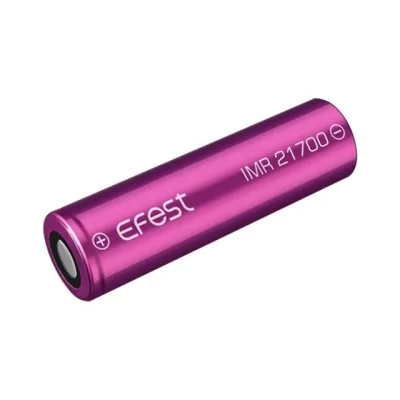 Batterie rechargeable Efest IMR 21700 4000mAh 30A rose, haute performance pour vapoteuses