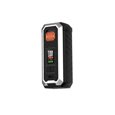 Box électronique Armour S 100W de Vaporesso, noire et argentée avec écran LED Box électronique Armour S 100W de Vaporesso, noire et argentée avec écran LED