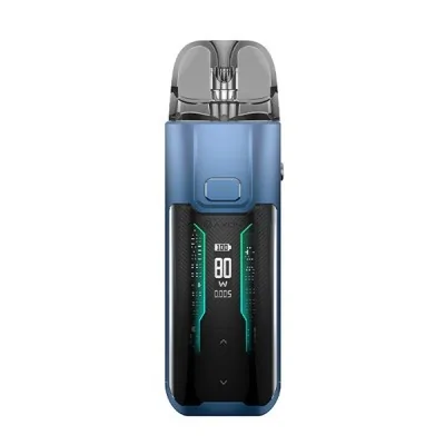 Kit Pod Luxe XR Max Vaporesso bleu avec écran digital et contrôle de puissance