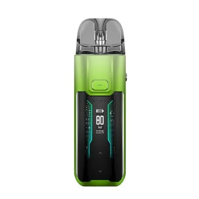 Kit Pod Luxe XR Max Vaporesso vert avec écran digital, cigarette électronique compacte