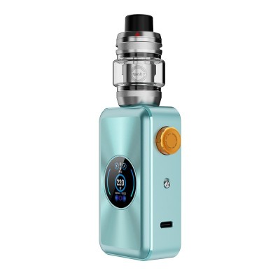 Kit Gen Max 220W Vaporesso, cigarette électronique turquoise avec écran et réservoir Kit Gen Max 220W Vaporesso, cigarette électronique turquoise avec écran et réservoir