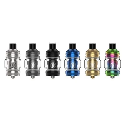 Clearomiseur Z Nano 2 Geekvape en 6 couleurs : argent, gris, noir, bleu, or et arc-en-ciel