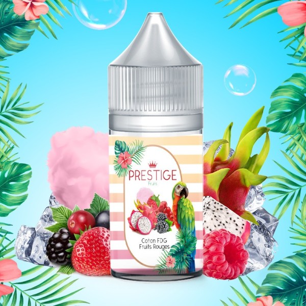 Concentré Prestige Fruits Cotton Candy, Fruit du Dragon et Fruits Rouges
