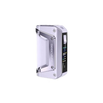 Box Aegis Legend 3 200W blanche et argentée avec écran digital, design robuste Box Aegis Legend 3 200W blanche et argentée avec écran digital, design robuste