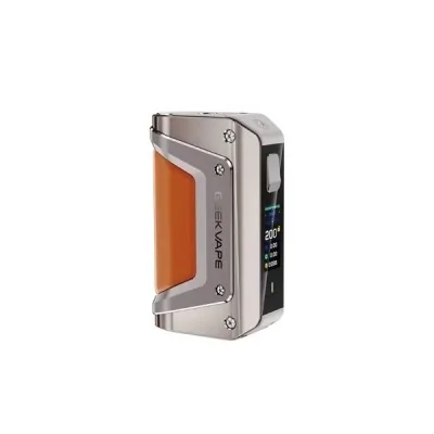 Box Aegis Legend 3 200W, mod électronique orange et argent avec écran LED