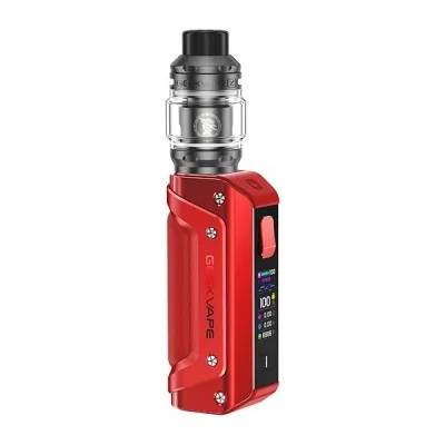 Kit Aegis Solo 3 rouge avec écran digital et réservoir, cigarette électronique Geekvape