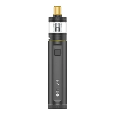 Kit e-cigarette EZ Tube 4ml Innokin, design cylindrique noir avec réservoir visible