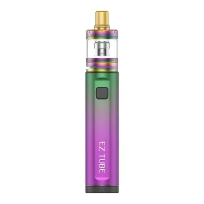 Kit EZ Tube 4ml Innokin, cigarette électronique cylindrique dégradé vert-violet avec réservoir