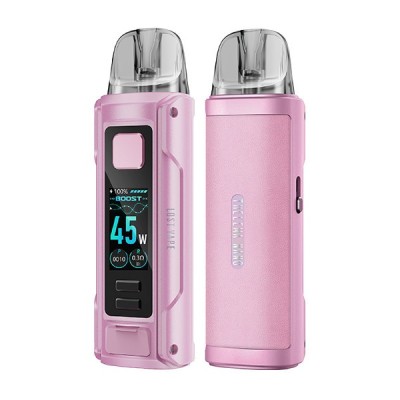Kit Pod Thelema Nano Lost Vape rose, écran couleur, puissance 45W, design compact Kit Pod Thelema Nano Lost Vape rose, écran couleur, puissance 45W, design compact