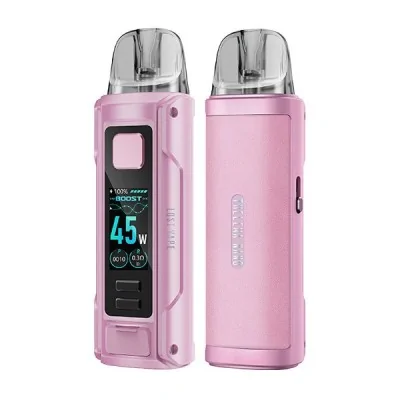 Kit Pod Thelema Nano Lost Vape rose, écran couleur, puissance 45W, design compact