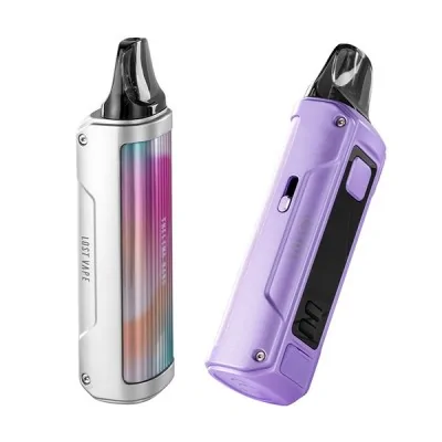 Kit Pod Thelema Nano Lost Vape, deux modèles, argenté multicolore et violet, vaporisateurs