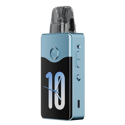 Cigarette électronique Voopoo Vinci E120 bleue et noire avec écran affichant '10' Cigarette électronique Voopoo Vinci E120 bleue et noire avec écran affichant '10'