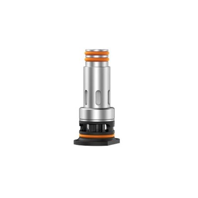 Résistance J Series Geekvape pour cigarette électronique, en métal argenté avec anneaux oranges Résistance J Series Geekvape pour cigarette électronique, en métal argenté avec anneaux oranges