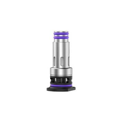 Résistance J Series Geekvape pour cigarette électronique, cylindre argenté à embout violet Résistance J Series Geekvape pour cigarette électronique, cylindre argenté à embout violet