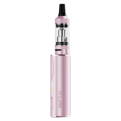 Cigarette électronique rose Vaptio Cosmo Lite avec réservoir et batterie, design élégant Cigarette électronique rose Vaptio Cosmo Lite avec réservoir et batterie, design élégant