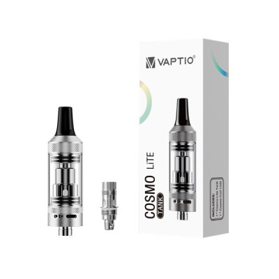 Clearomiseur Cosmo Lite 2ml Vaptio avec boîte, réservoir transparent et résistance de rechange Clearomiseur Cosmo Lite 2ml Vaptio avec boîte, réservoir transparent et résistance de rechange