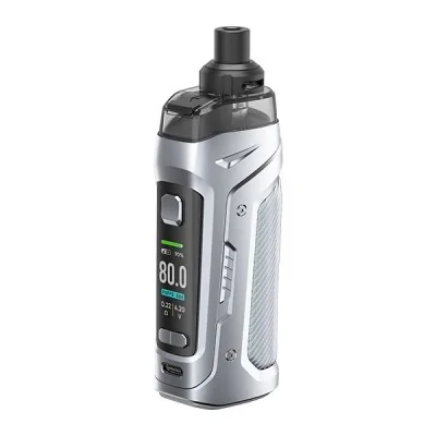 Kit Pod Coolfire PZPulse 2400mAh Innokin, cigarette électronique grise avec écran digital