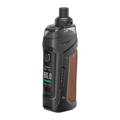 Kit Pod Coolfire PZPulse 2400mAh Innokin, cigarette électronique noire avec écran LCD