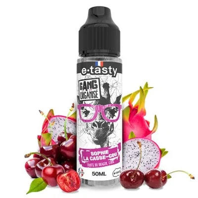 E-liquide Sophie La Casse-Cou avec fruits du dragon, cerises et fruits exotiques