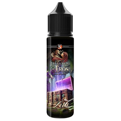 Flacon e-liquide Zeta 50ml Les Secrets d'Eros, saveur mystérieuse, design vintage Flacon e-liquide Zeta 50ml Les Secrets d'Eros, saveur mystérieuse, design vintage