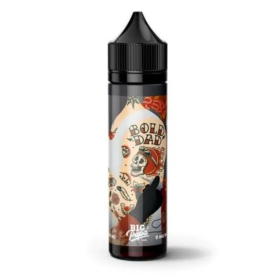 Flacon e-liquide Bold Dad 50ml Les Founding Fathers - Big Papa, design rétro vintage