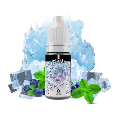 E-liquide Kalio Extra Frais 10ml e.Tasty, arôme menthe glaciale et myrtilles, fond givré E-liquide Kalio Extra Frais 10ml e.Tasty, arôme menthe glaciale et myrtilles, fond givré