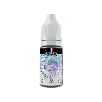 E-liquide Kalio Extra Frais e.Tasty 10ml, saveur menthe glaciale, flacon blanc et violet