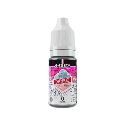 E-liquide Pinkiz Friizee 10ml par e-tasty, saveur fruitée, sans nicotine, flacon blanc