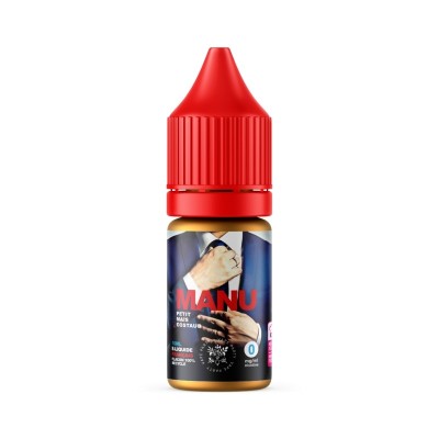 Flacon de e-liquide Manu V2 10ml de Vape Party par Swoke avec image de tête de chèvre Flacon de e-liquide Manu V2 10ml de Vape Party par Swoke avec image de tête de chèvre