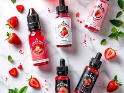 Découvrez notre gamme de e-liquide à la fraise !