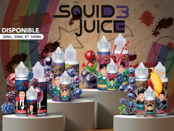 Squid Juice 3 : l'Excellence des E-liquides Fruités Premium pour Vapoteurs